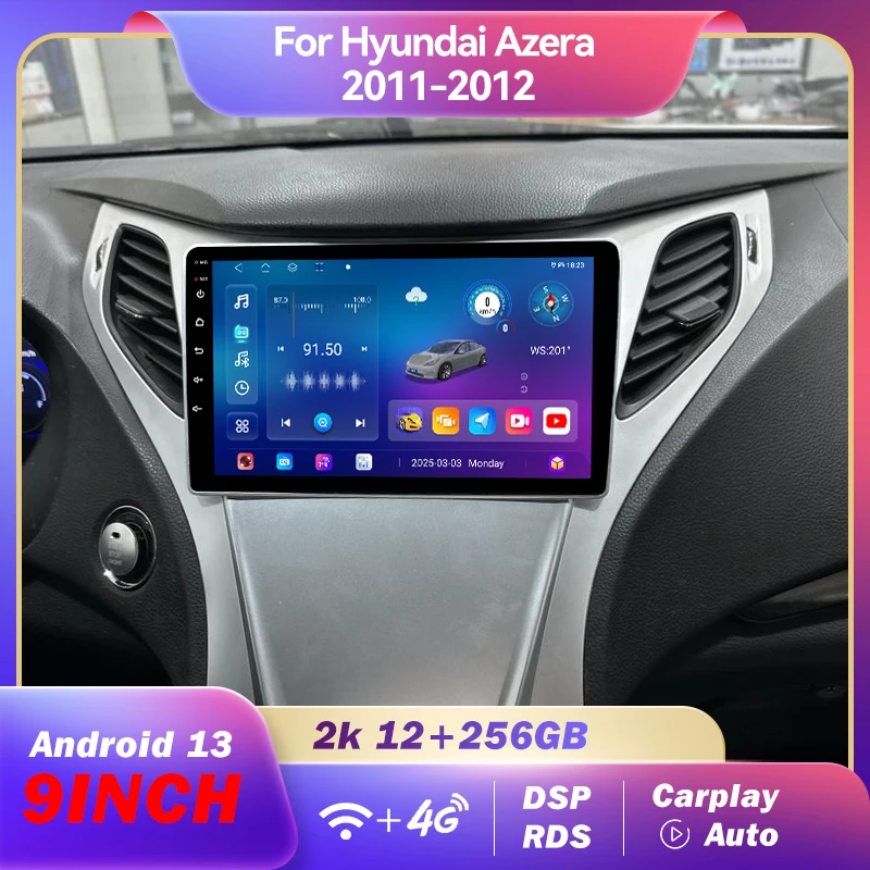 

9 Inch For Hyundai Azera 2011-2012 Car Fascia Screen Adapter Stereo Radio Audio Dash Head Unit Navigation