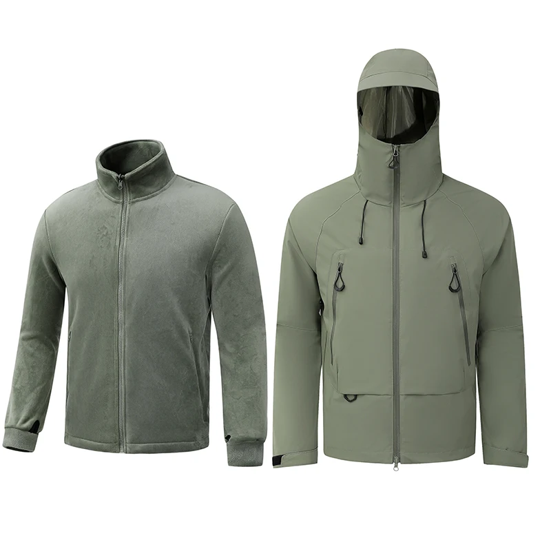 

Male and Female Autumn/winter Three in One Coat Hiking and Mountaineering Suit Outdoor Windproof and Waterproof Couple Jacket