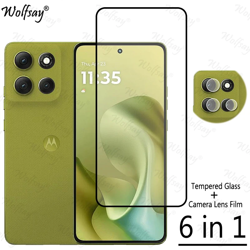 Full Cover Tempered Glass For Motorola Moto G86 Power Screen Protector For Moto G86 Power Camera Glass For Moto G86 Power Glass