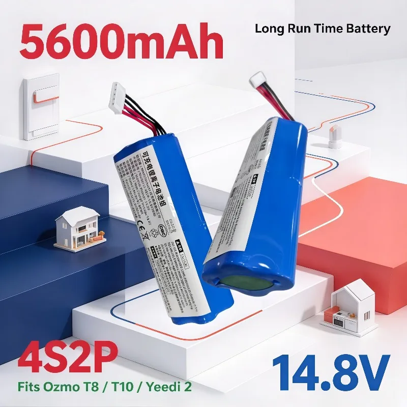 S10-Li-144 Battery For ECOVACS Ozmo T8 T9 T10 X1 AIVI N8 Hybrid DBX11-11 Robot Vacuum