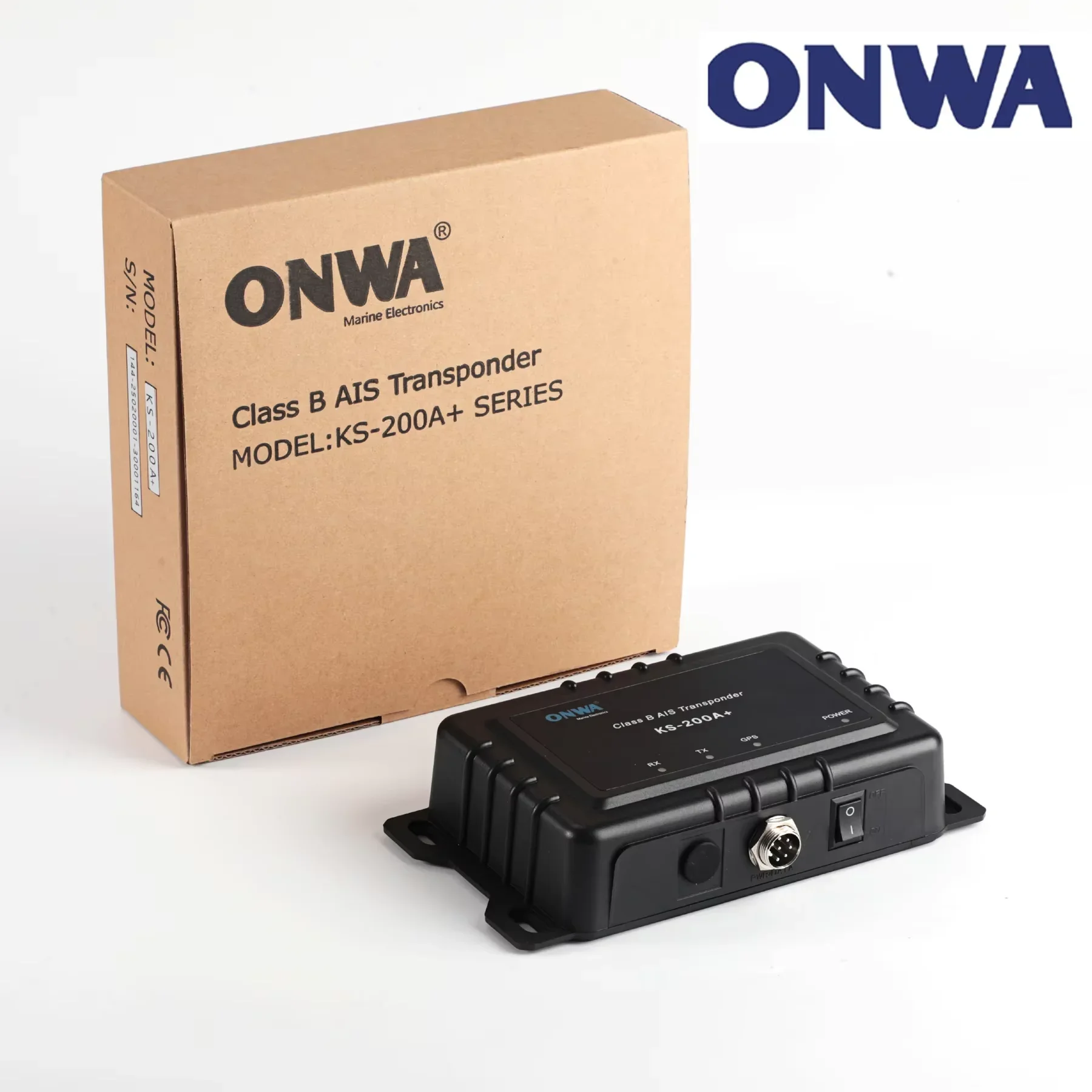 

ONWA KS-200A+ Marine Class B Ais Transponder Black Box 5 watts Class B+ AIS Transponder Support nmea2000 with wifi