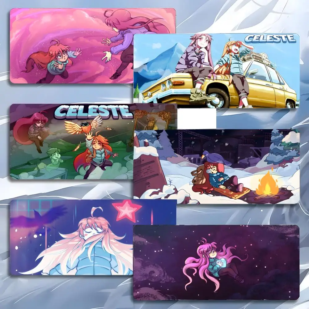 Cute Adventure Game Madeline C-Celeste Mouse Pad Mousepad Large Gaming LockEdge Thickened PC Table Desk Mat