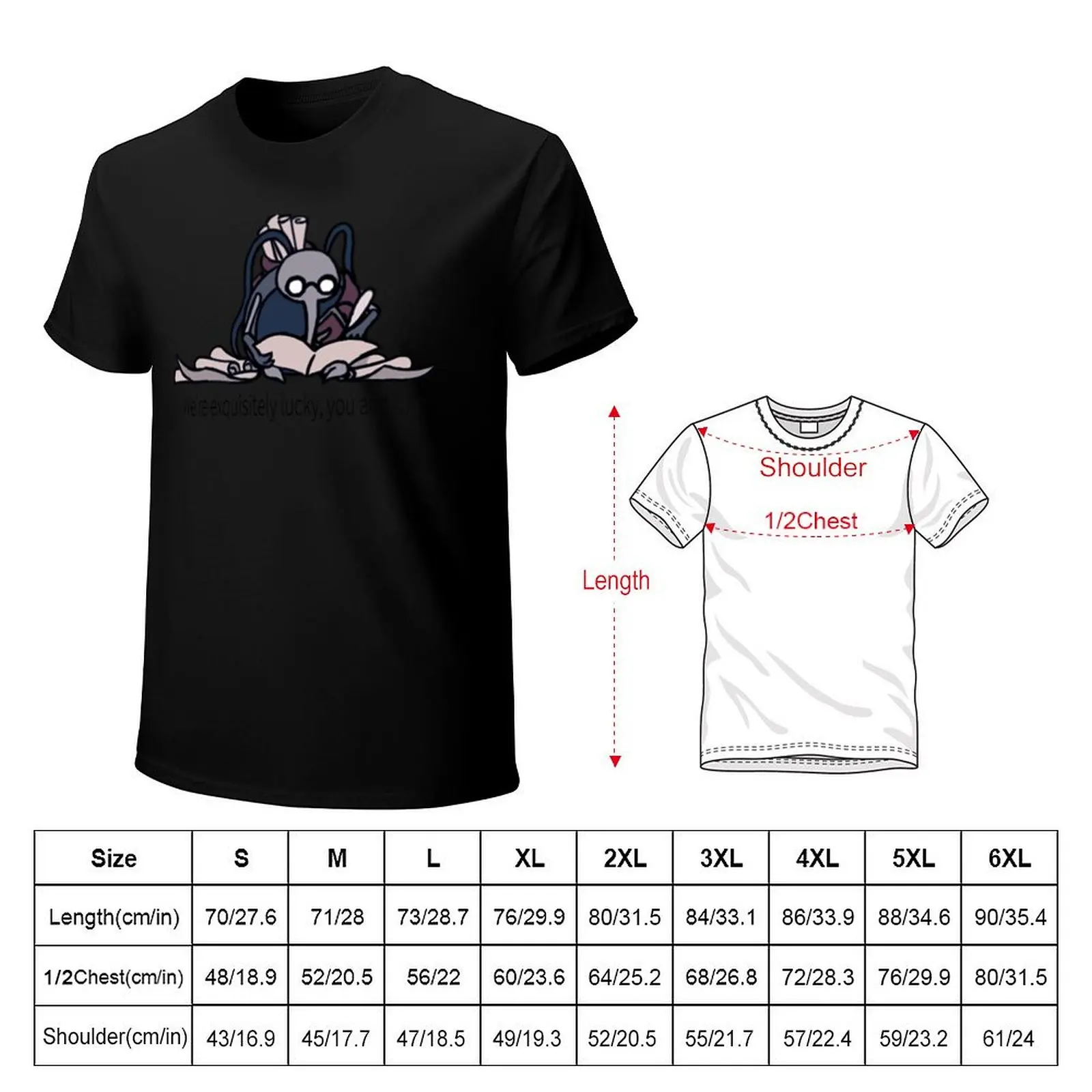 Cornifer Hollow Knight T-Shirt Outdoor Sports Short Sleeve Top