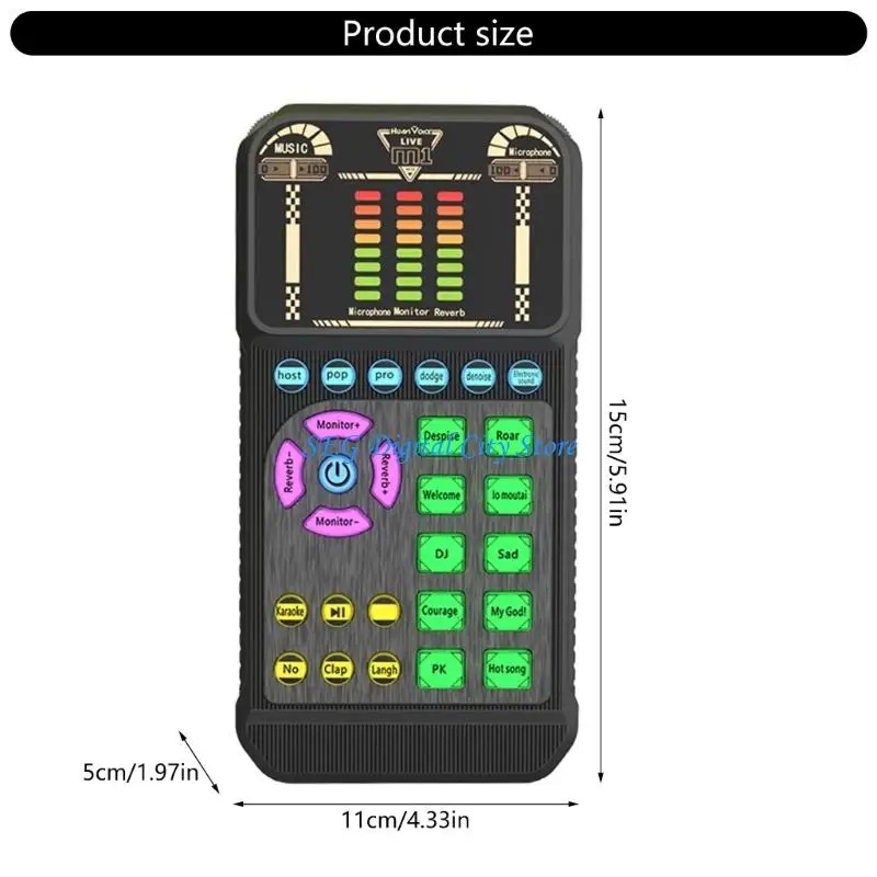 U75B واجهات صوتية عالية الدقة كارت الصوت لإنتاج الموسيقى البث الصوتي دعم الأجهزة المتعددة تصميم ABS