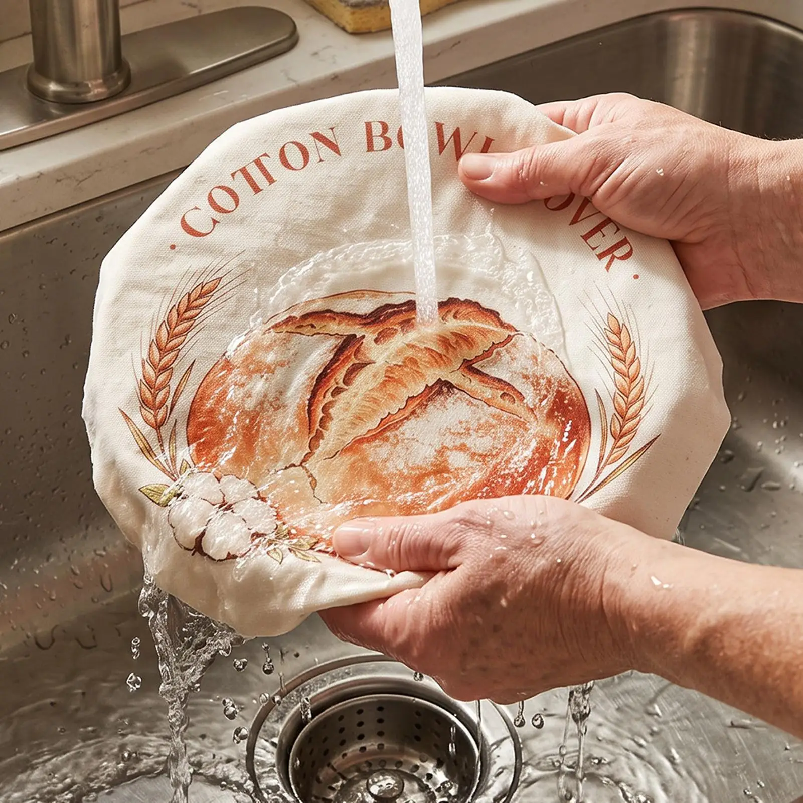 3 Pcs Bowl Cover Elastic Bread Proofing Cover Baking Dough Rising Dust Cover For Grain Sprouting Yeast Cultivation Reusable