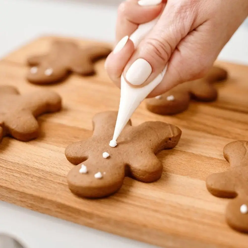 Kitchen 5Pcs Stainless Steel DIY Snowflake Xmas Christmas Decor Baking Tools Cookie Cutters Set Biscuit Mold view 2