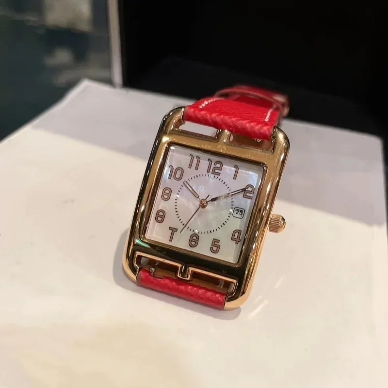 

Женские кварцевые часы на заказ с кожаным ремешком, высокое качество, 23 мм, 29 мм