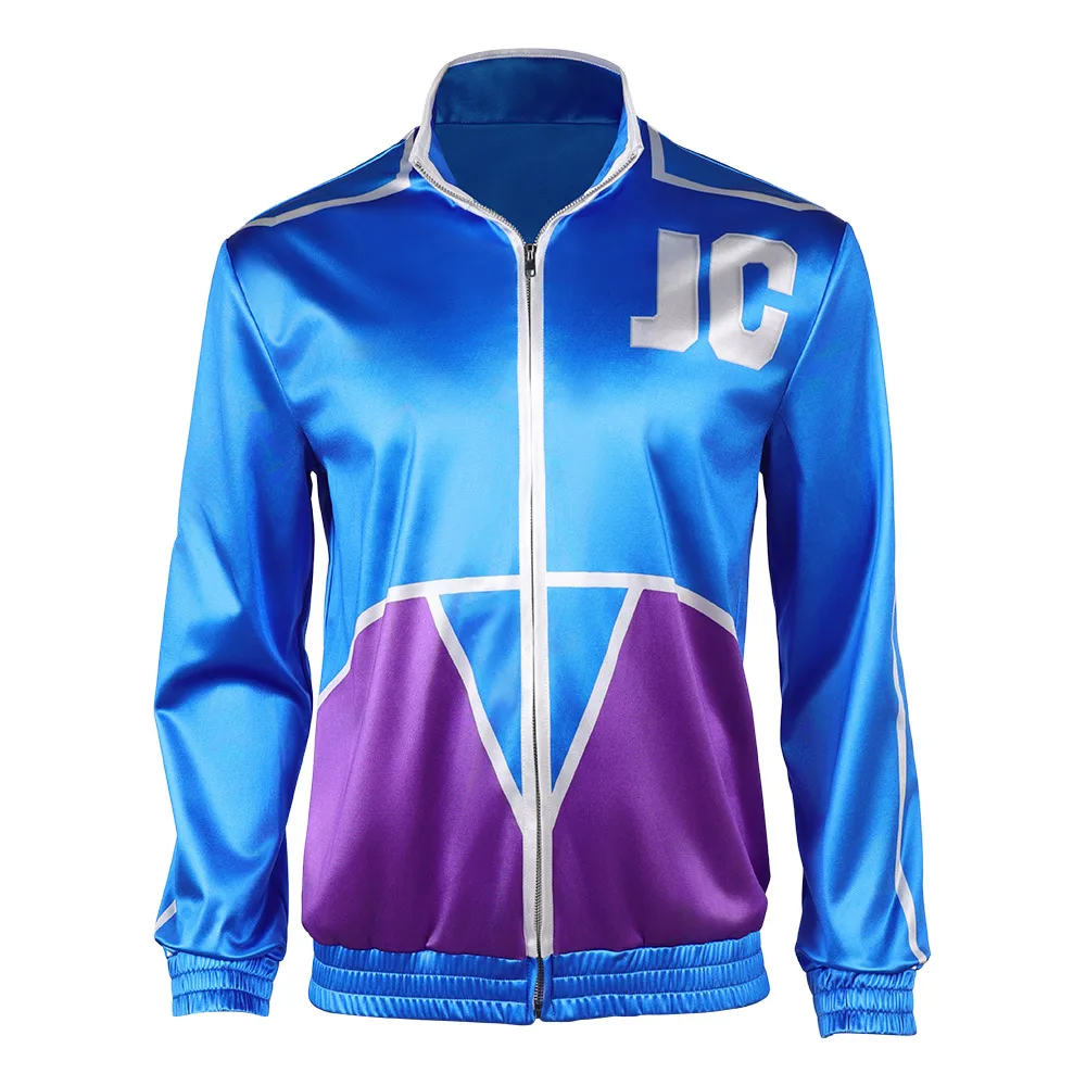 Fantasy Johnny Cage Cosplay Coat Mortal Game Kombat 2 Roleplay Jacket Costume Blue Disfraz Outfit Halloween Carnival Male Suit - view 6