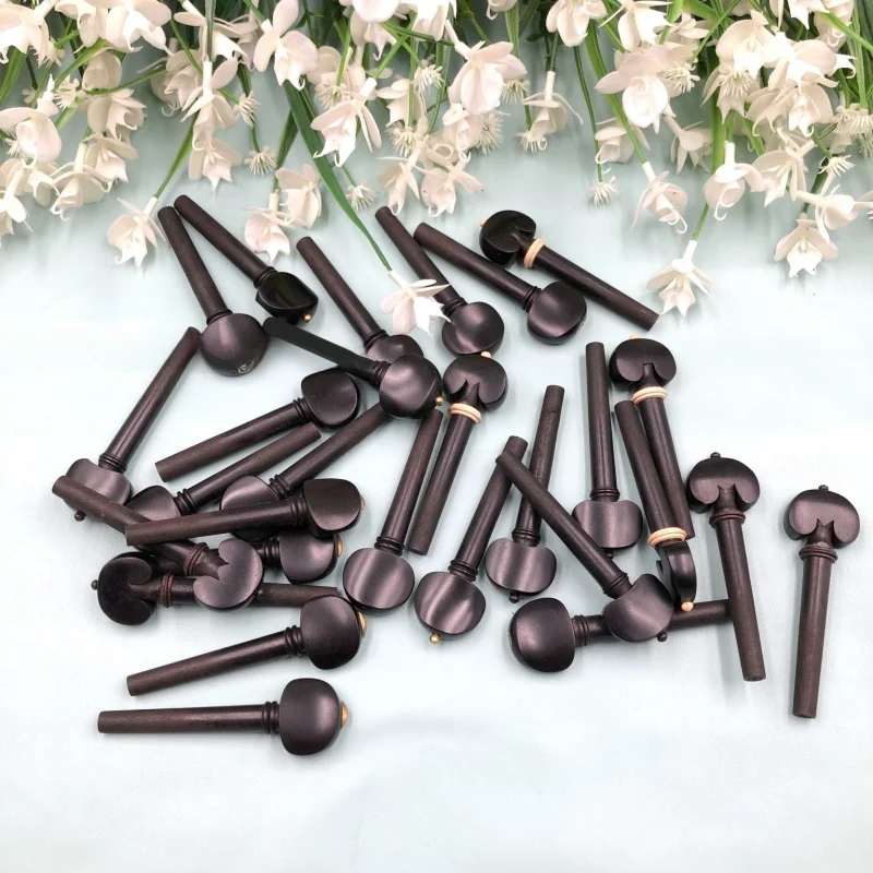 4 szt. 15"-16" kołki do strojenia altówki, naturalne drewno Jujube/heban/palisander, części do altówki akcesoria okucia,