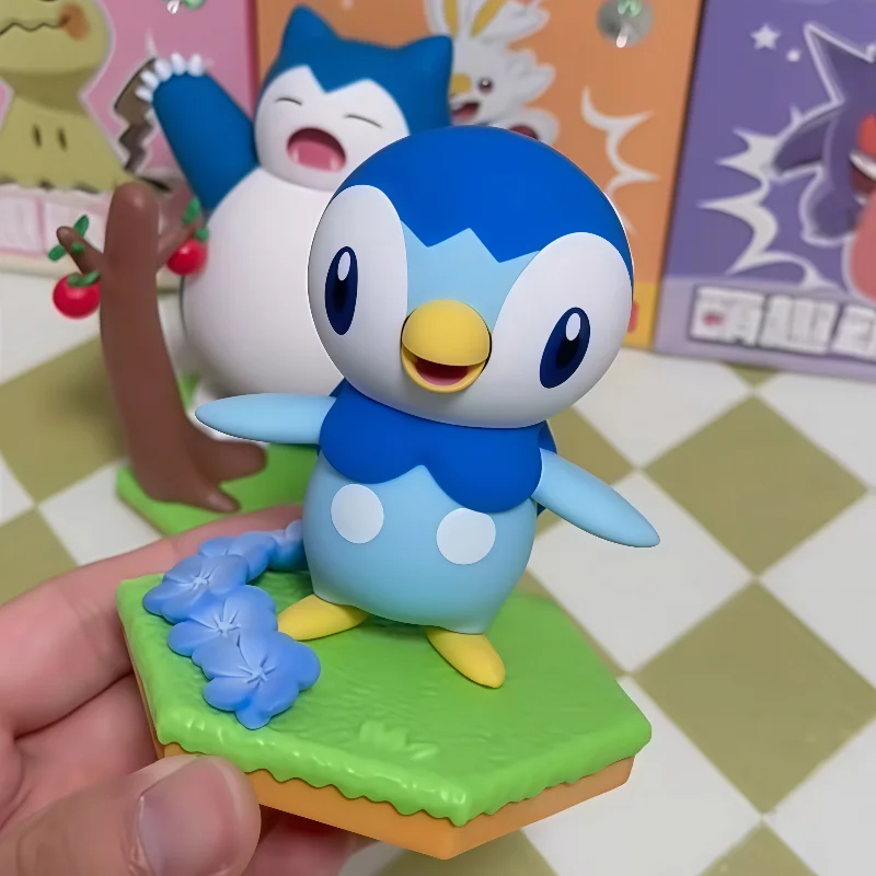 Authentic Pok é Mon Pikachu Genggui Clockwork Series Blind Box Action Doll Desktop Ornament Popular Toy Children'S Birthday Gift