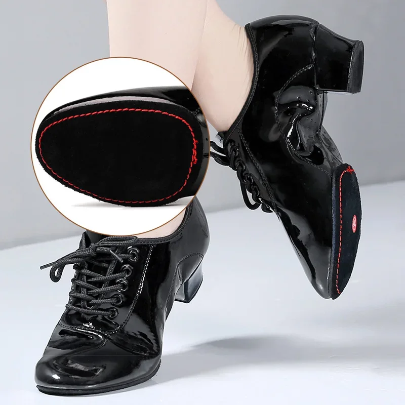 

Домашняя детская обувь для бальных танцев, профессиональная танцевальная обувь для мальчиков, мужская обувь для латинских танцев, вальса, сальсы, танцевальная обувь для мужчин, кожаная обувь