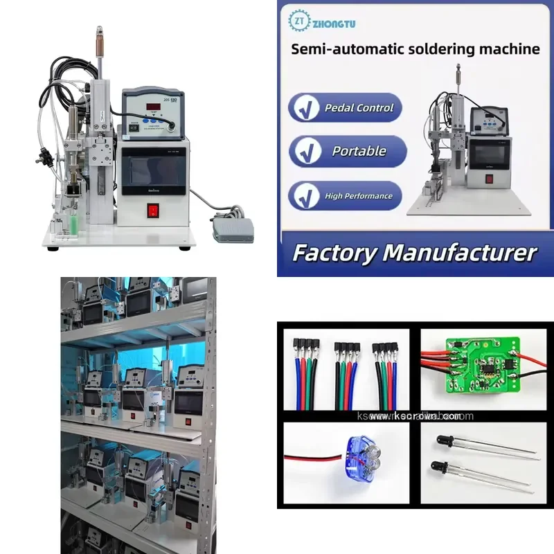 [2026] Zhongtu Semi-Automatic Easy Operation Spot Welding for Electronics Fans & Connectors Soldering