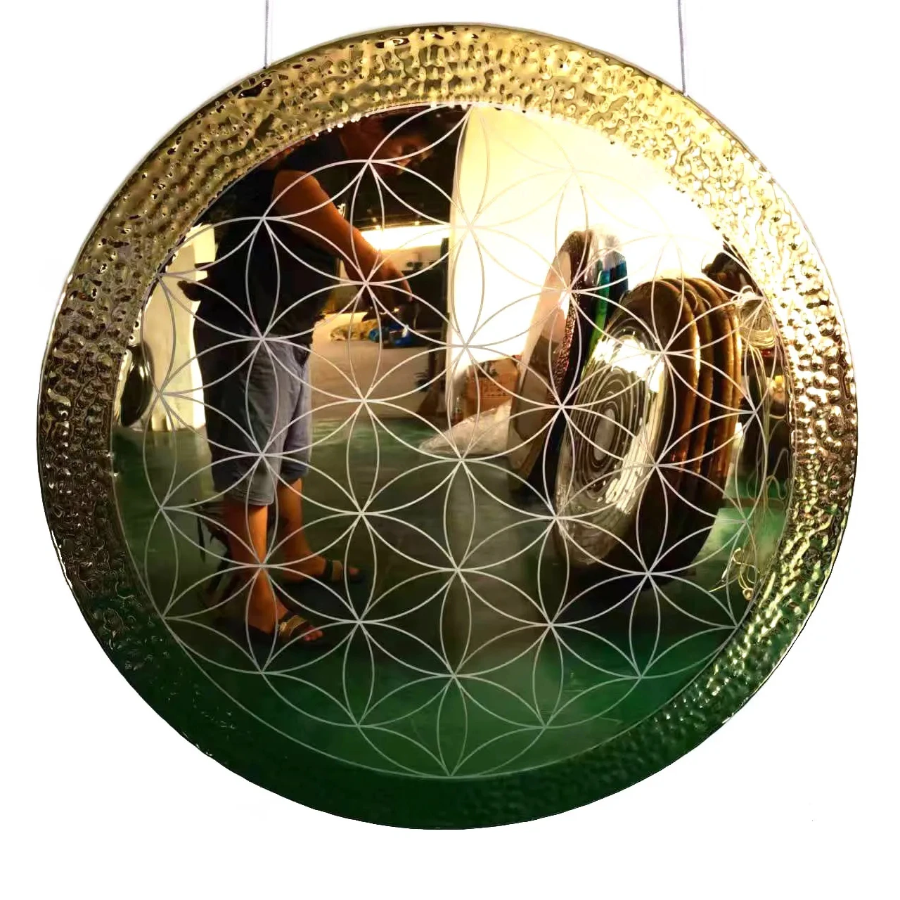 

Amazing Sound Handmade Hot Selling Chinese Gong Instrument Customized 20inch 56 Inch Paiste Gong 7 Chakras for Sound Healing