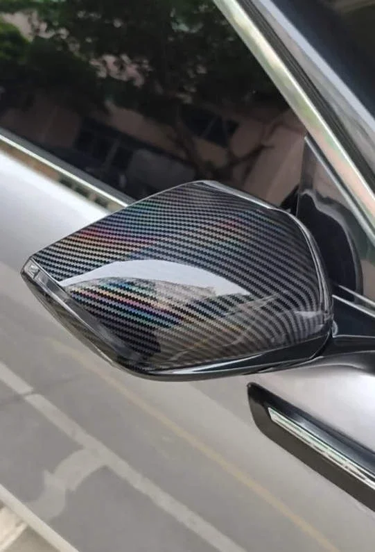 Rainbow Carbon Fiber Vinyl Air Bubble Free Car Motorcycle Body Adhesive Vinyl Paper for Car Laser Holographic Carbon Wrap Foil