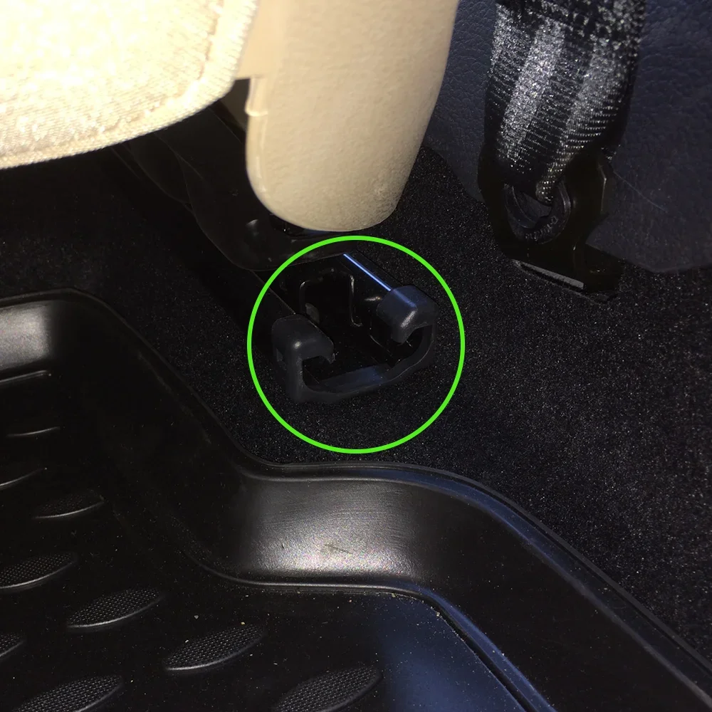 2pcs Car Seat Slide Sliding Rail Cap Protective Cover for VW Tiguan 5N Polo Sedan 2010 2011 2012 - 2022 Polo Liftback Sedan GT