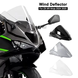 Windscreen Windshield For Kawasaki NINJA ZX6R ZX-6R ZX 6R Ninja 2024 2025 Motorcycle Wind Deflector Double Bubble Wind Screen