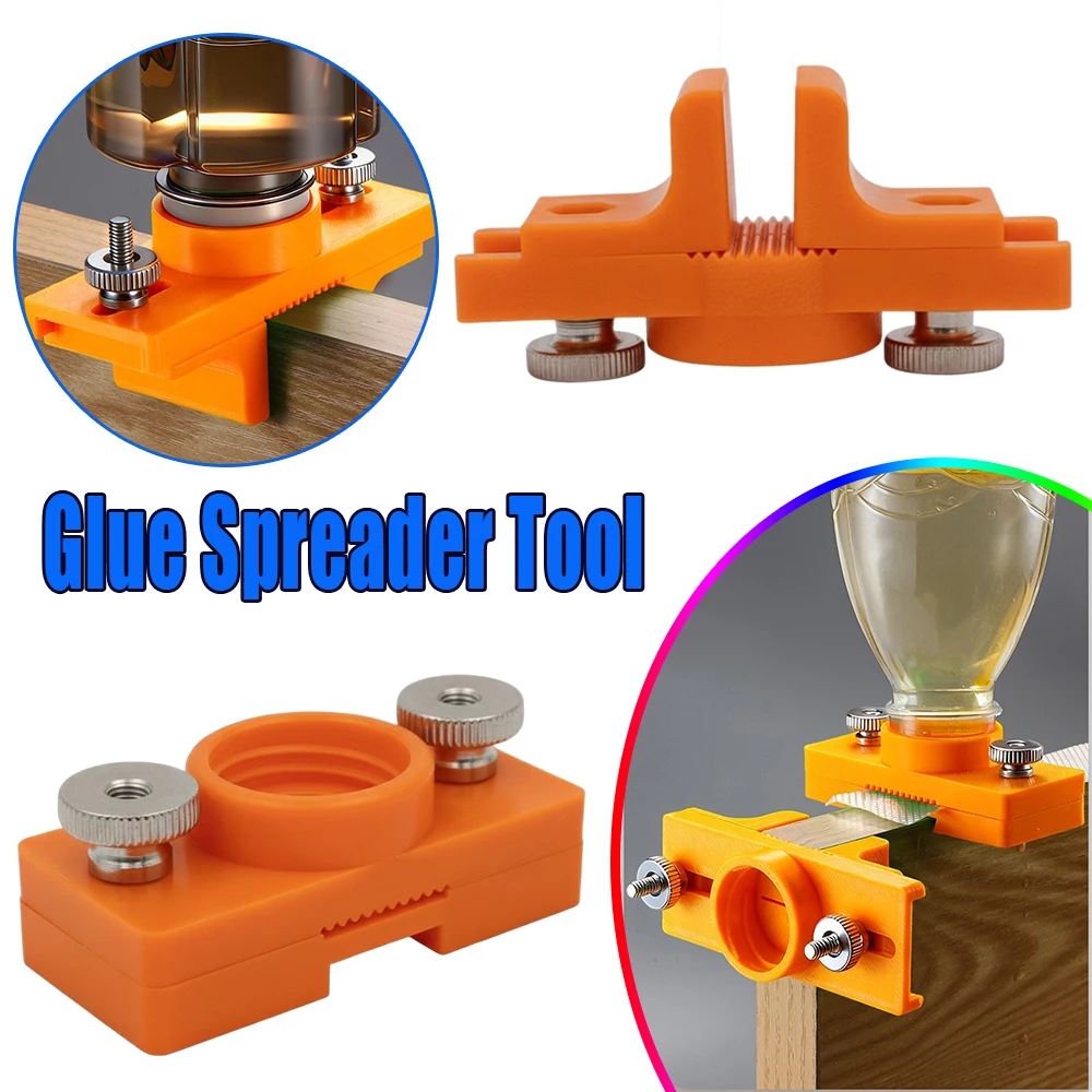 

Adjustable Nozzle Woodworking Glue Spreader Handheld Adhesive Applicator Tool for PVC Edge Banding Furniture DIY Projects