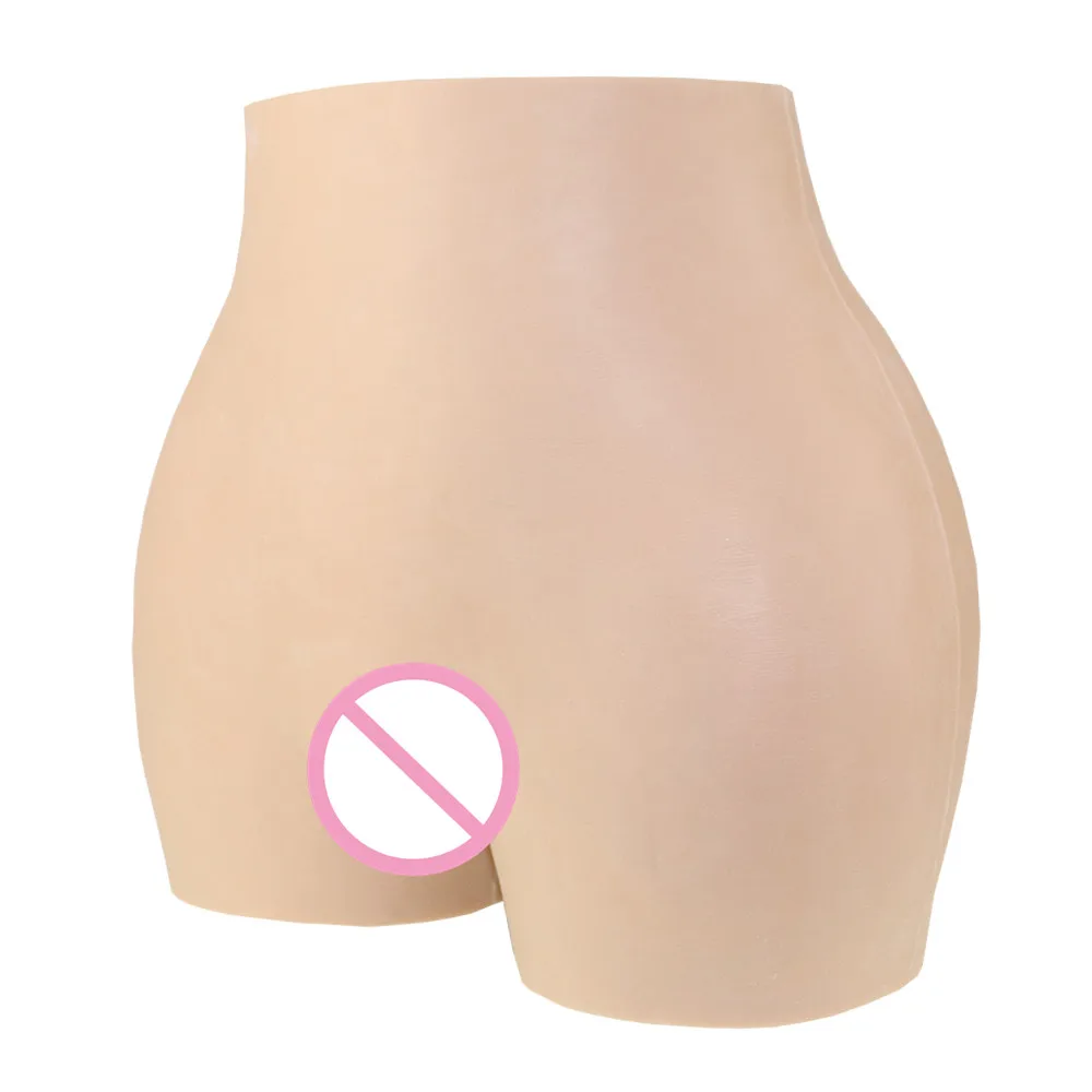 Crossdresser Silicone Buttocks Hips Enhancer Panties Briefs Silicone Fake Vagina Body ShaperDrag Queen Fake Ass Shorts