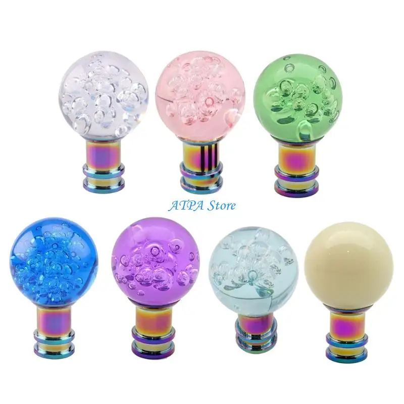 

U13C Vehicle Shifter Knob Acrylic Design No Tool Installation Optimized Driving Experience Fit Manual Automatic Transmissions