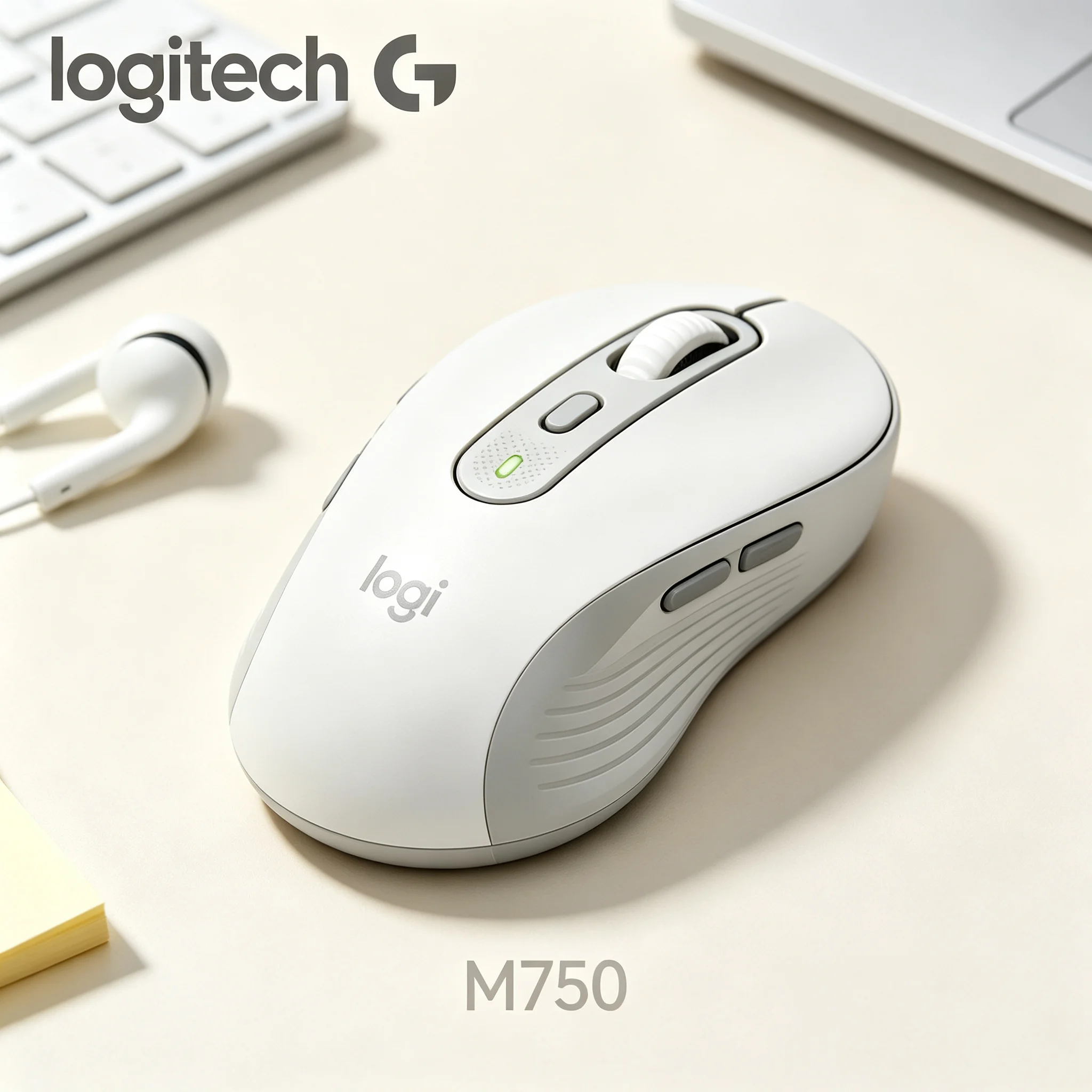 Logitech M750 Dual Mode Wireless Mouse Reliable Signal Performance Comfort Mice For Office Work And Light Game