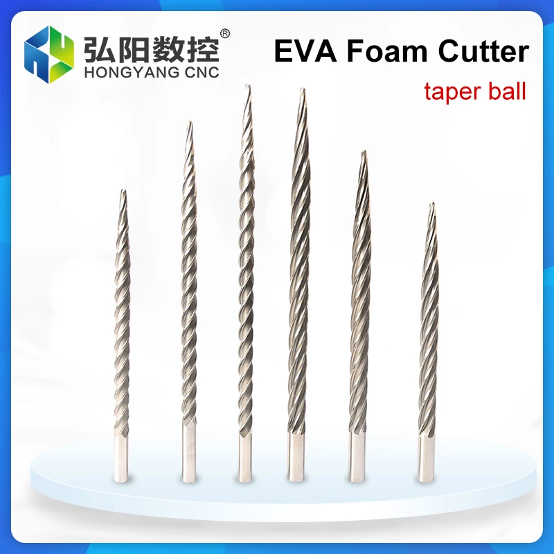 Superhard Special Tool Machine Carving Knife Taper Ball Cnc Foam EndMill Eva Eps Pauli Dragon Mode Long Blade Cutter Flat Bottom