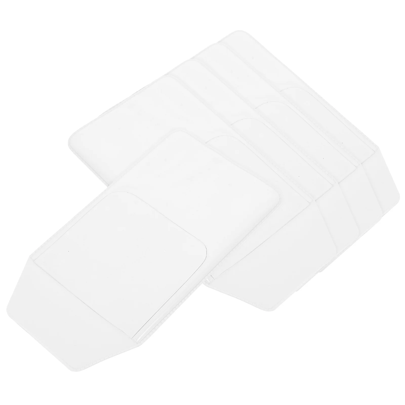 

5pcs PVC Pen Case Pocket Protector Clear Sleeves Material Organizer For Pens Cards Badges Shirt Pockets Lab Coats