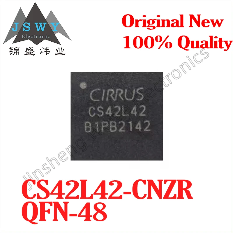 

(2/10 pieces) CS42L42-CNZR QFN-48 Audio Codec Chip Brand New Original Stock Fast Shipping Electronic Components