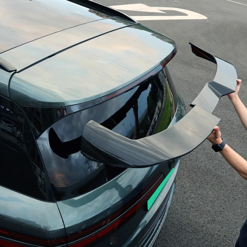 ل BYD Denza N9 2025 + تصفيف السيارة الخلفي الجذع سقف سبويلر لوحة ثابتة الرياح الذيل غطاء الجناح حامي اكسسوارات الديكور