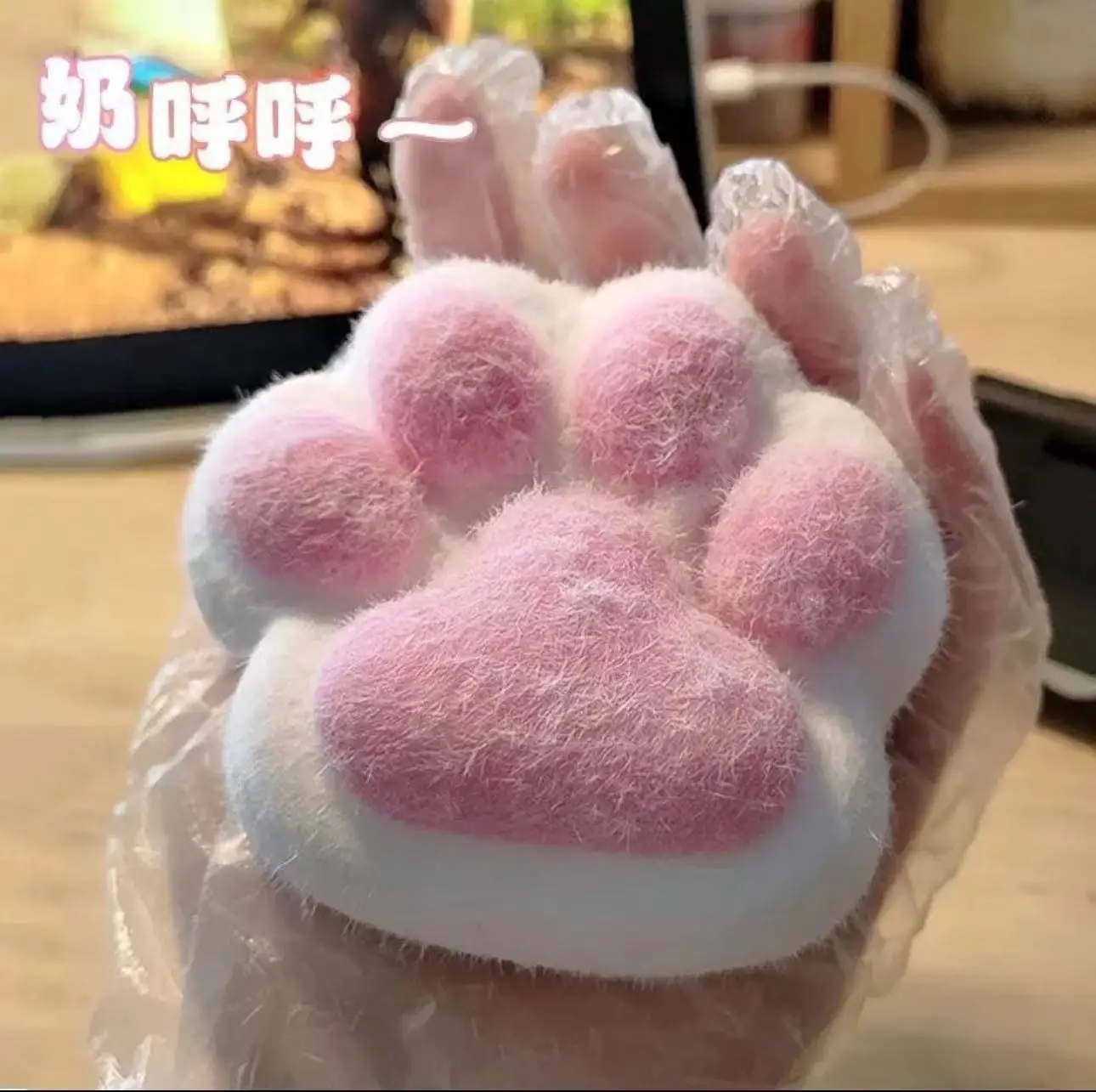 220G/60G Big ASRM Antistress Foot Funly Toys Big Cat Claw Pinch Decompression Artifact Pinch Toy Super Paws Mc Music Fidgeting