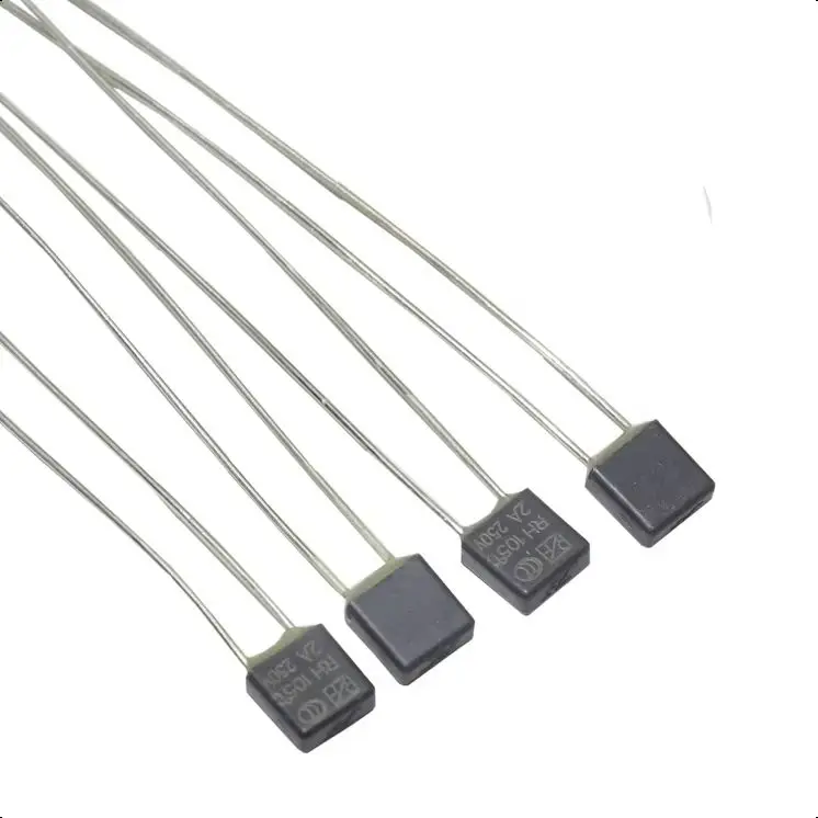 【100-20PCS】RH Thermal Fuse 105 110 115 120 125 130 135 140 145 150 Degree 2A 250V For Fan Motor Thermal Fuse