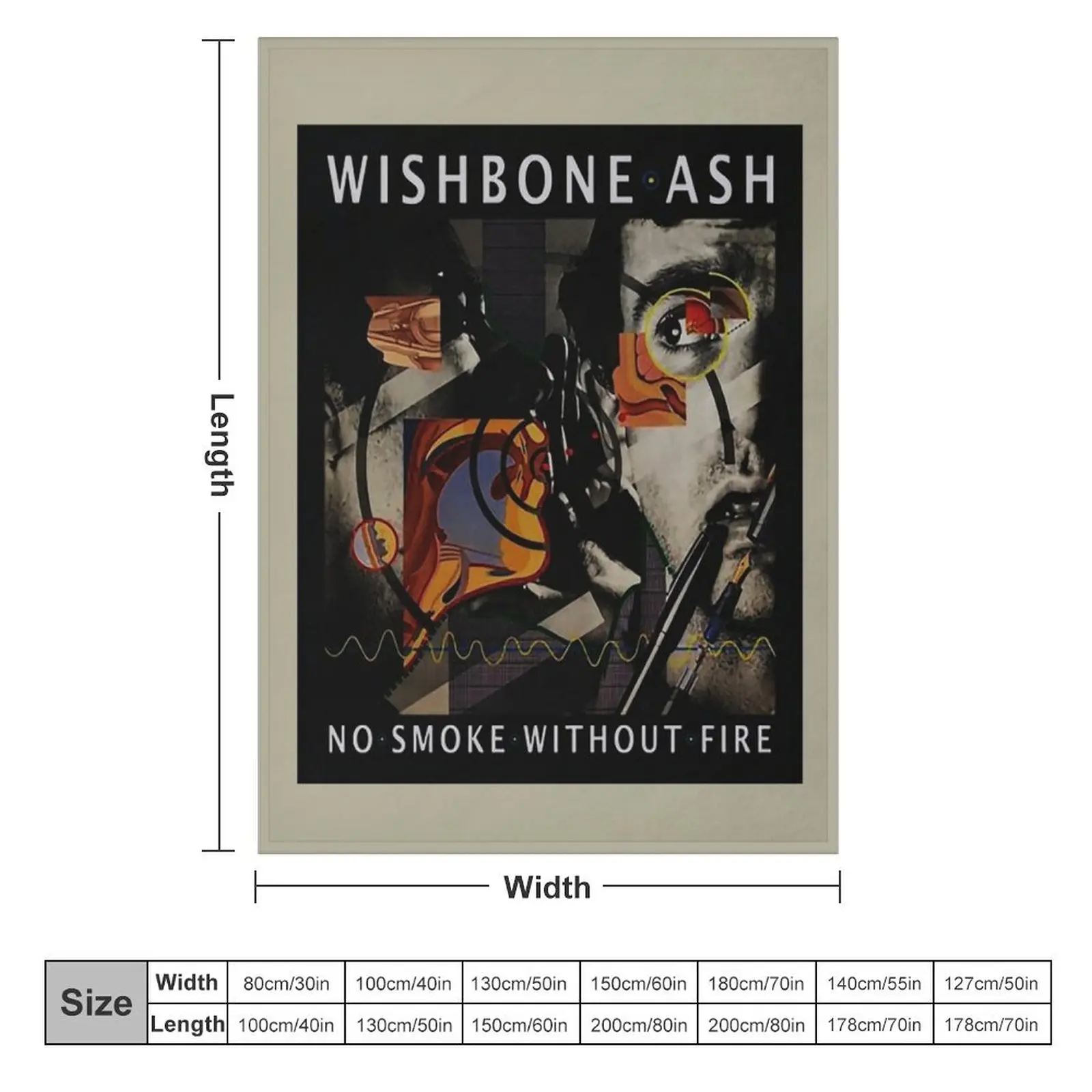 Wishbone Ash No Smoke Without Fire Throw Blanket Furrys Luxury Moving For Decorative Sofa Blankets