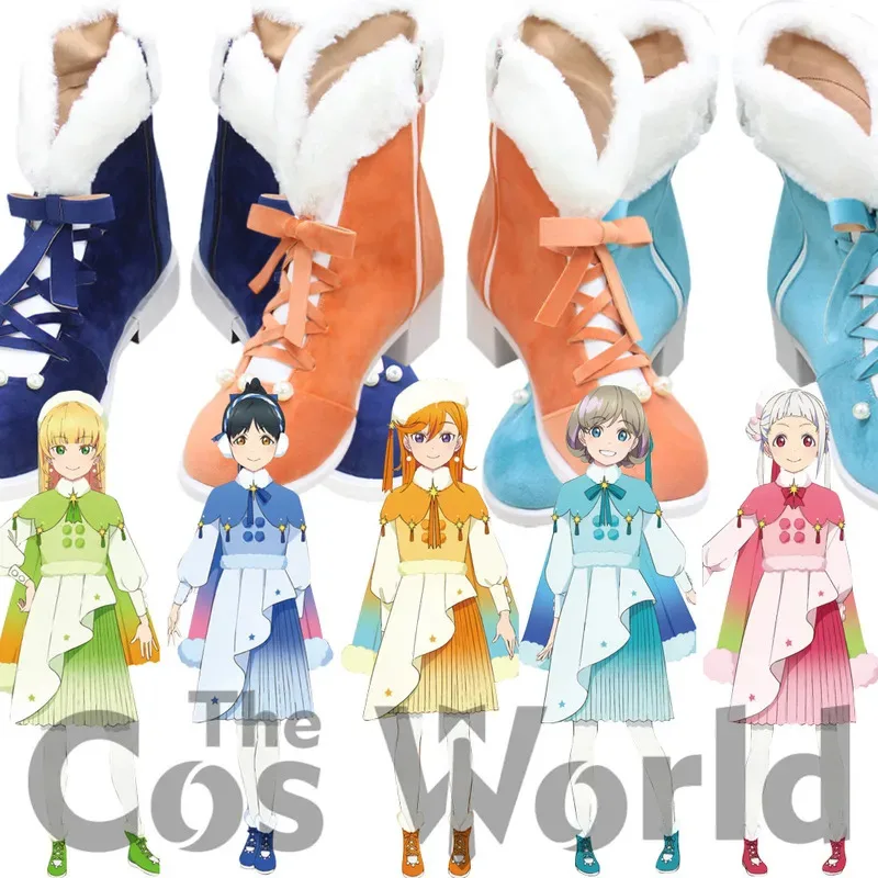 

Love Live Superstar Liella Starlight Prologue Shibuya Kanon Arashi Chisato Tang Keke Kuku Hazuki Ren Anime Cosplay Shoes