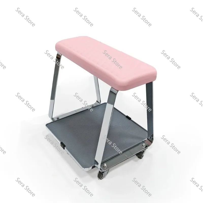 Light Luxury Foot Care Pedicure Stool Movable Foot Bath Cart
