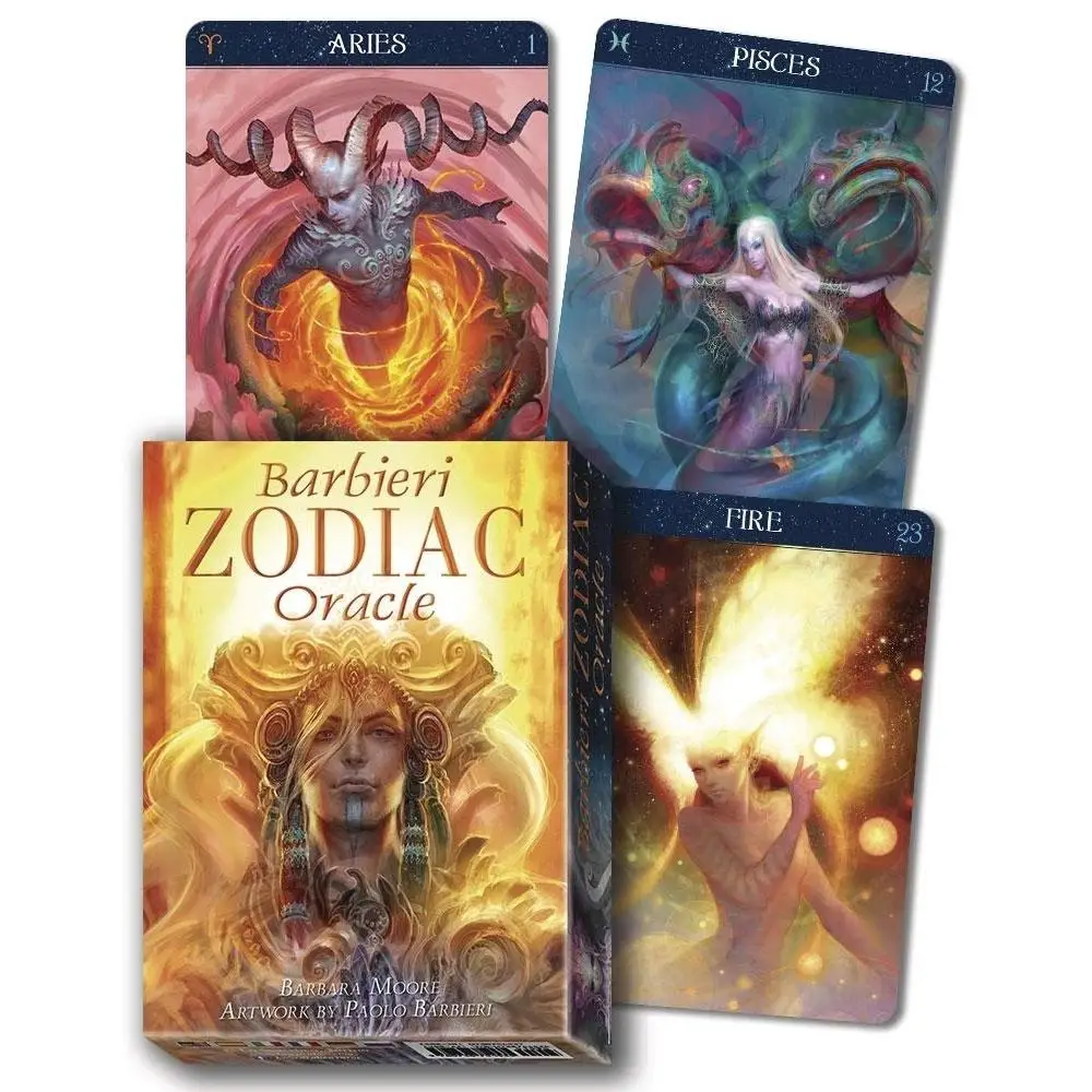 

Barbieri Zodiac Oracle Cards Tarot Oracle Card Game