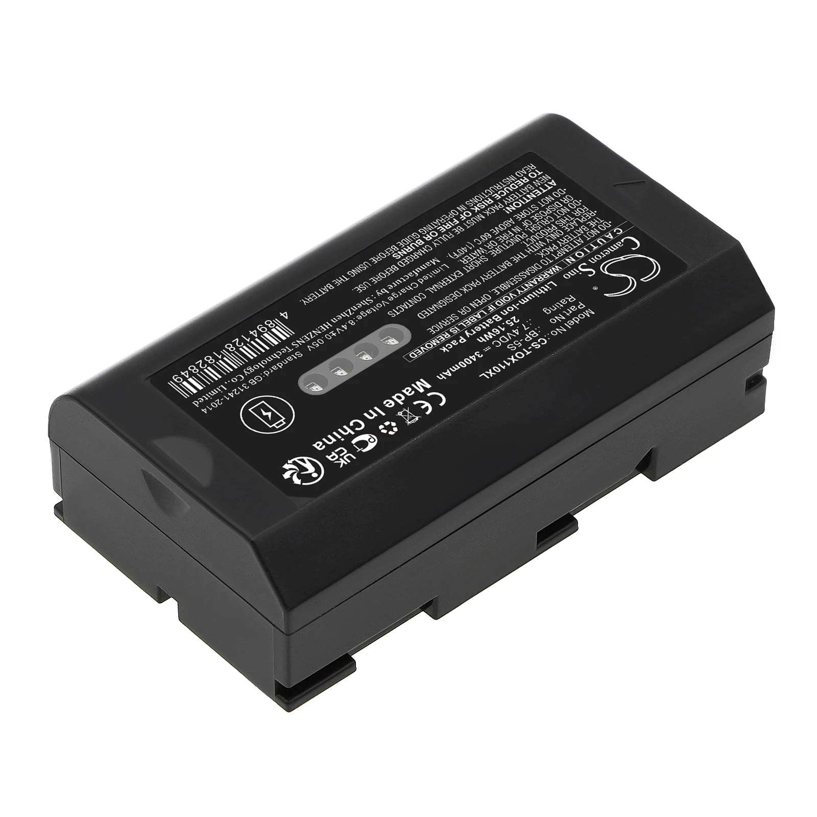 Battery for Leica,Carlson CS07 PN:GEB223 (3400mAh) 7.4V