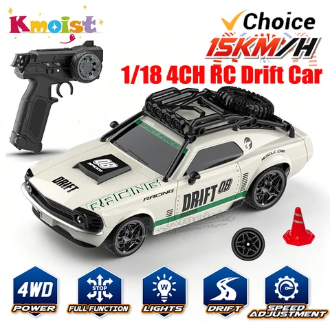 1/18 Retro RC Racing Car with Lights