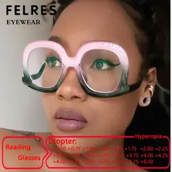 Colorful Frame Reading Glasses Fashion Women Anti Blue Light Presbyopic Eyeglasses Female Optical Presbyopia Hyperopia Glasses