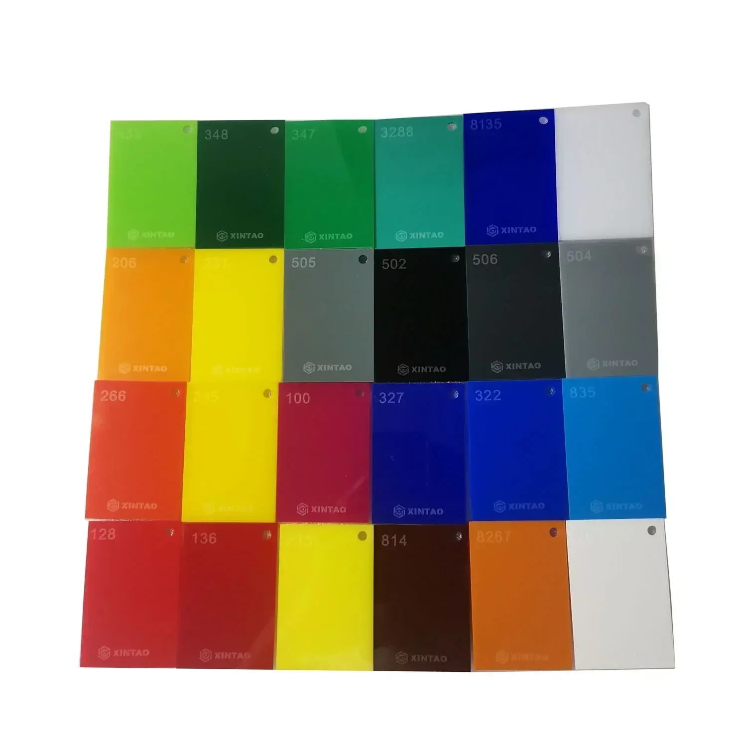 1Pcs Opaque Acrylic Sheet Plate Colorful PMMA Plexiglass Tinted Plastic Board Red/Blue/Orange/Green Display Project Home Decor