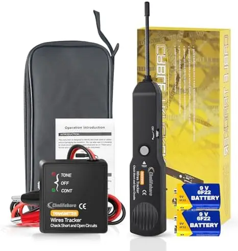 

Wire Tracer & Circuit Tester for Automotive Electrical, DC 6-42V with 2 Batteries Included