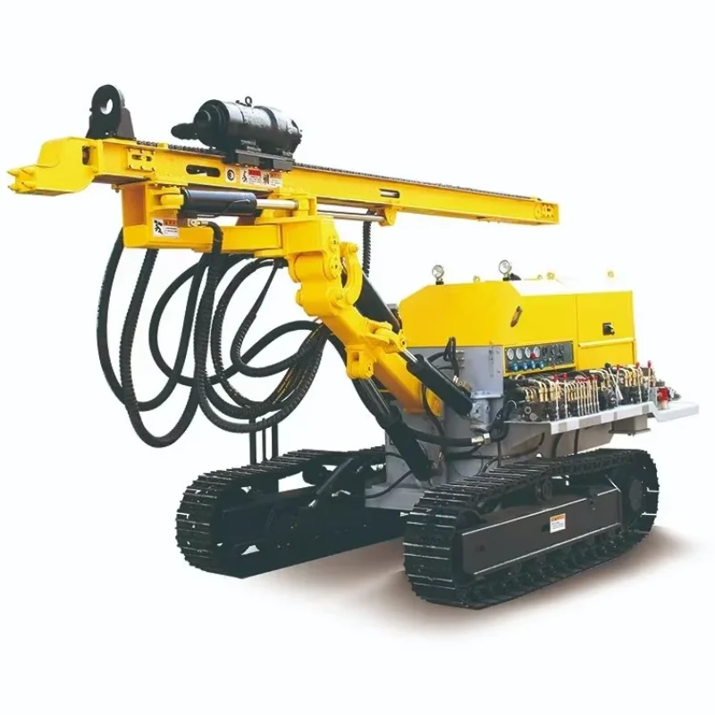 Rotary Drilling Rig Machine Down the Hole Borehole Crawler Drill Rig Diesel Engine Blasting Hole Rotary Drilling Rig Machinery