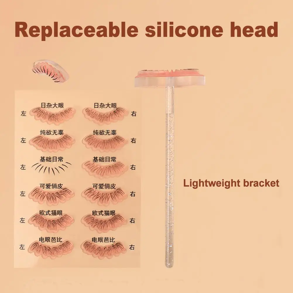 再利用可能なシリコンまつげステンシル,まつげエクステツール,まつげルック,DIY,ナチュラルまつげメイクツール,Y4Q4