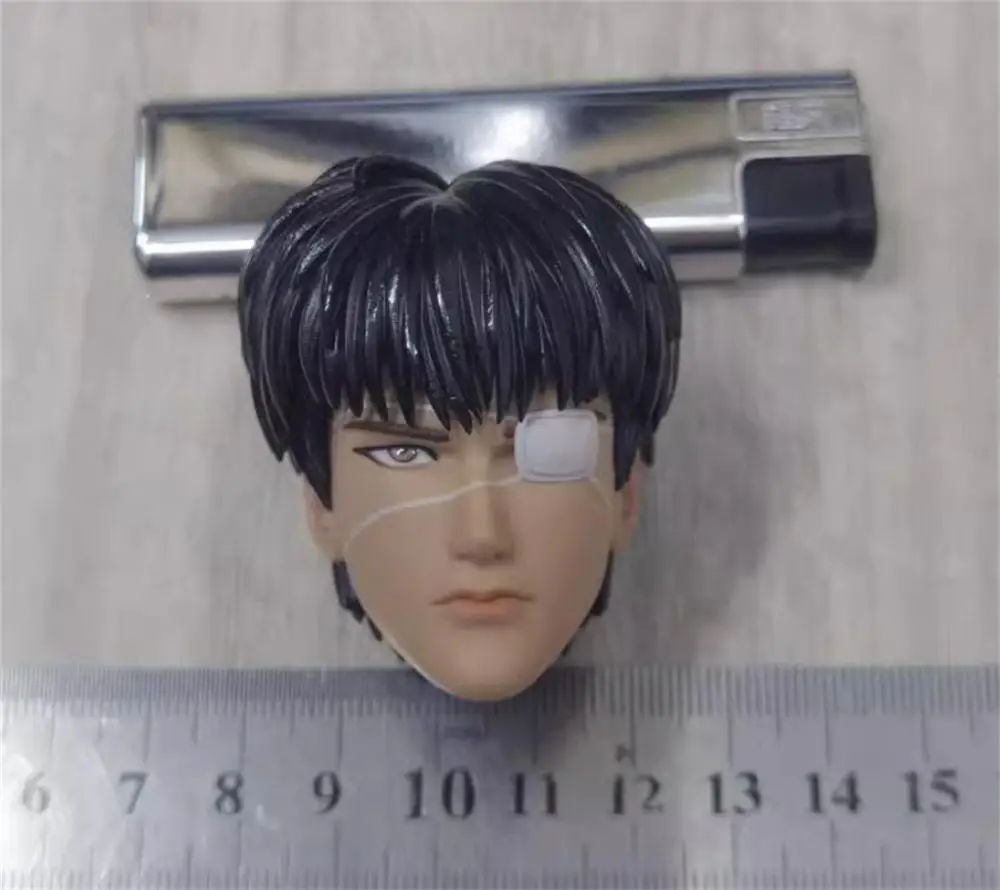 

1/6 CAGTOYS Basketball Player Handsome Boy Kaede Rukawa Vivid Head Sculpture Carving Model Fit 12" Action Figure DIY