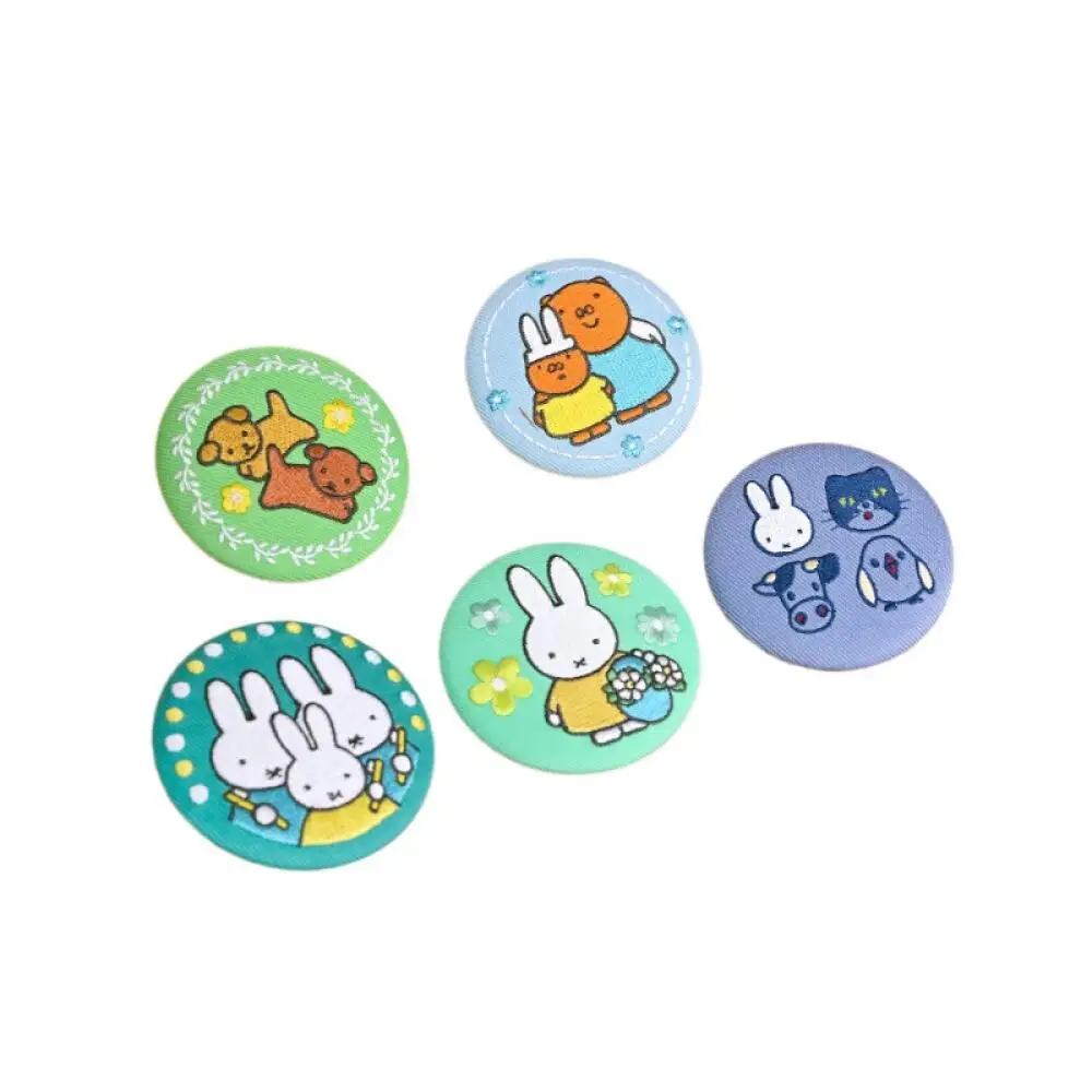 Miffy Cartoon Cute Embroidered Blind Bag Badge Blind Box Trendy Toy Kawaii Gift