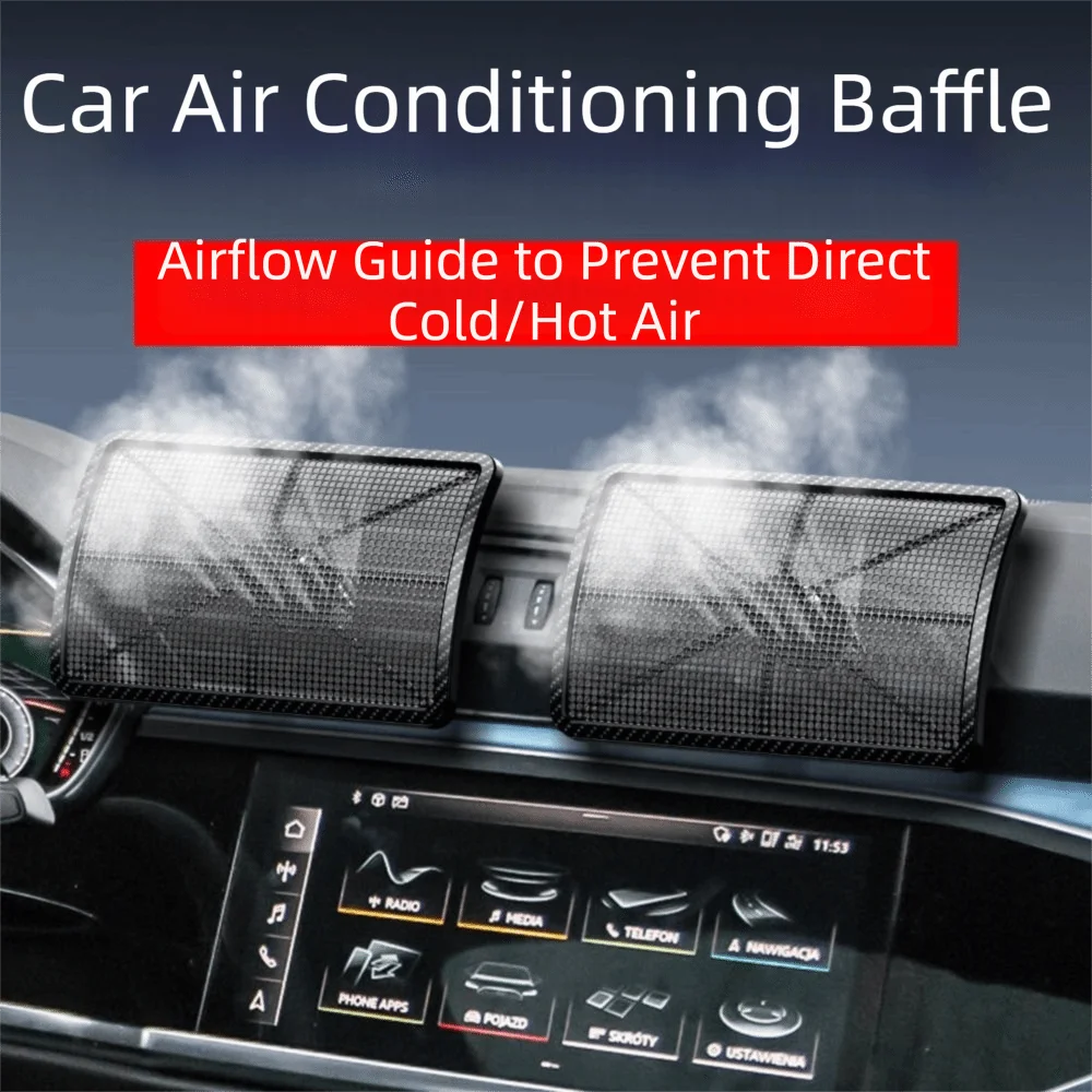 Retractable Clip Car Air Conditioning Wind Shield Adjustable Anti Direct Blowing Air Conditioner Outlet Windshield Windproof