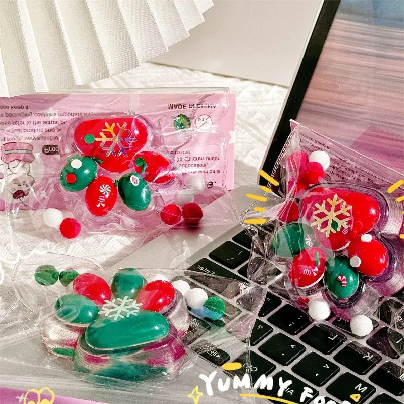 

Милые мягкие рождественские игрушки в виде кошачьей лапы, липкая игрушка для защемления, медленный отскок, декомпрессионная игрушка, рельефные игрушки для отдыха, детский подарок на день рождения