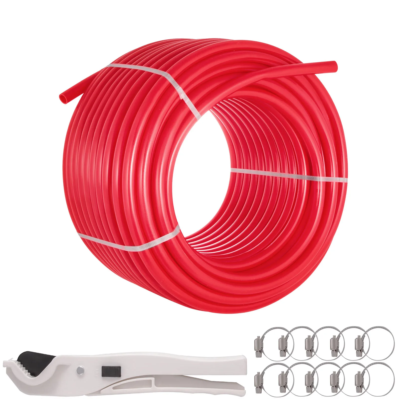 

SucceBuy PEX Pipe 5/8" x 500ft Oxygen Barrier 02 EVOH Flexible For Residential Commercial Radiant Floor Heating Pex Pipe
