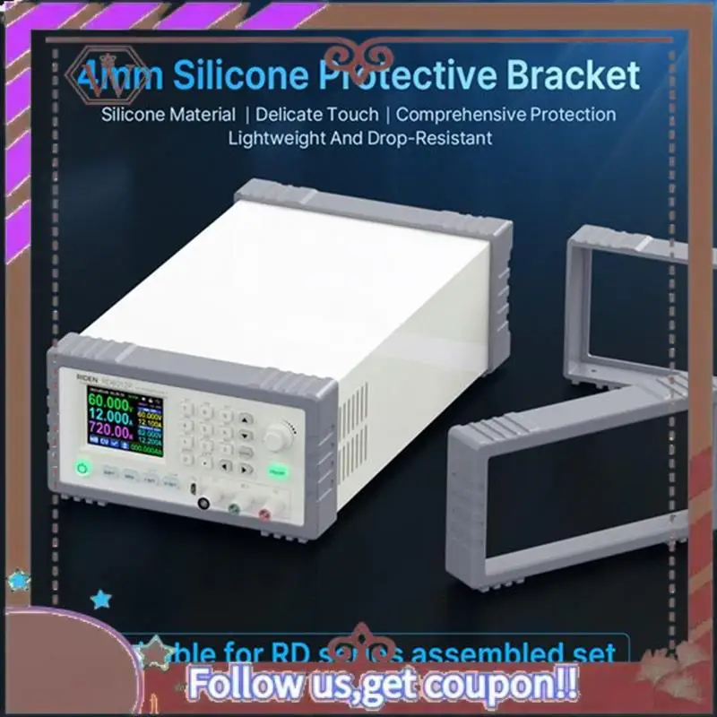 ABBG-2Set RD 4Mm 실리콘 슬리브 SLE-D1 RD 시리즈 전원 공급 장치용 보호 브래킷 쉘 홀더 RD6006/RD6024 조립