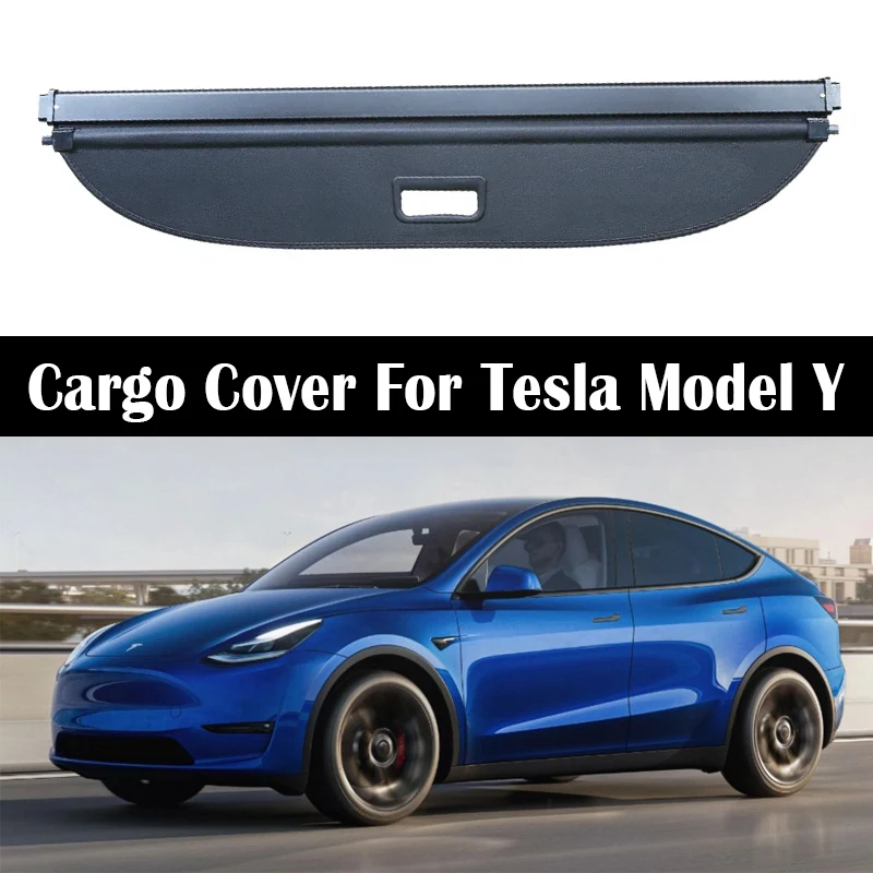 

Багажник заднего багажника для Tesla Model Y 2020-2024, защитная занавеска, разделительная панель, шторы для конфиденциальности, аксессуары для безопасности