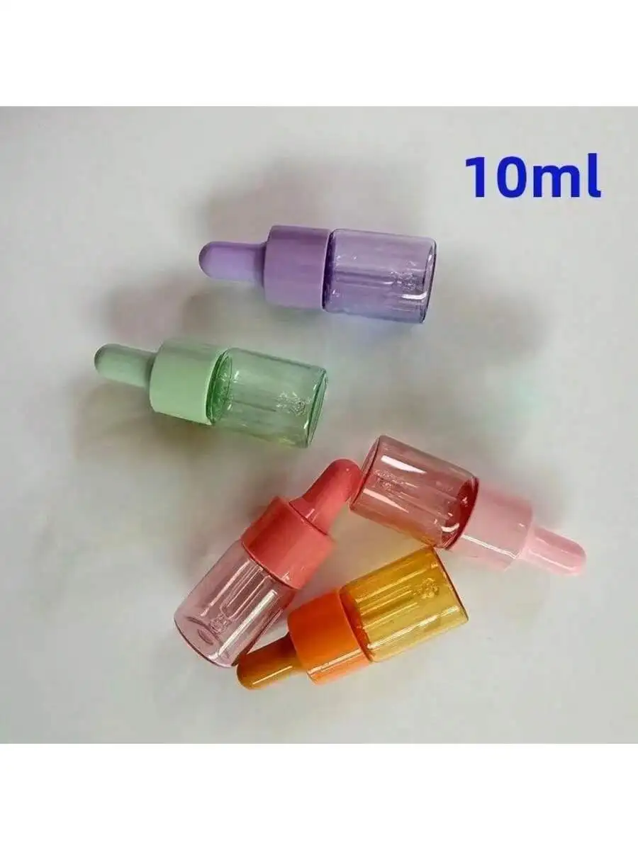 5 Pcs 5ml 10ml Colored Glass D - Juice Bottle Dropper 리뷰 및 가격