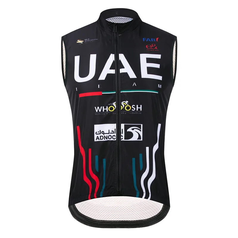 Uae Pro Team Summer Cycling Vest Sleeveless Cycling Jersey Bicycle Vest MTB Bike Tops Racing Gilet Ropa Ciclismo Bike Jacket